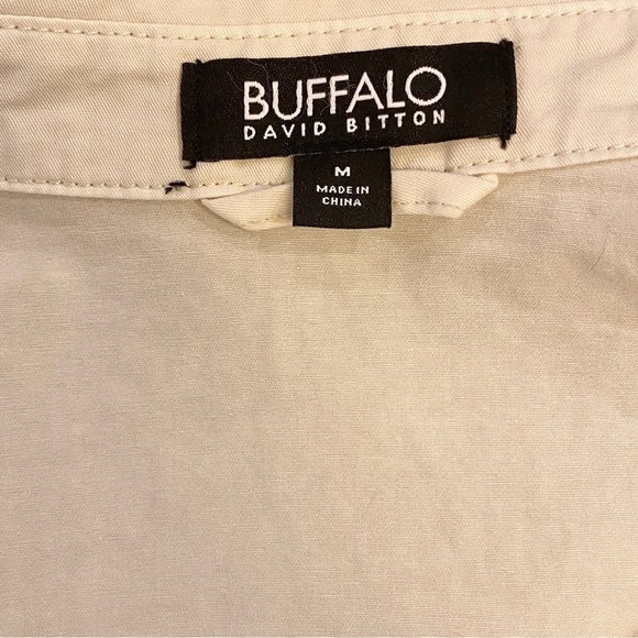 Buffalo David Bitton Women's Jacket Military Utility Style Beige Tan Size Med - Picture 7 of 8